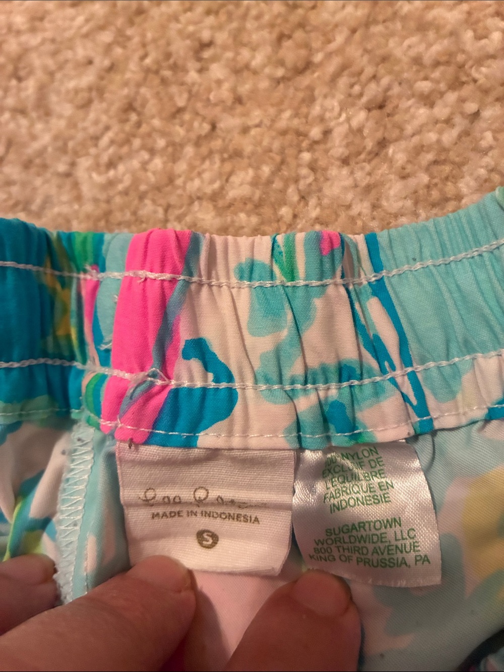 Lilly Pulitzer Luxletic Run around short Beach and Bae S - Picture 6 of 7